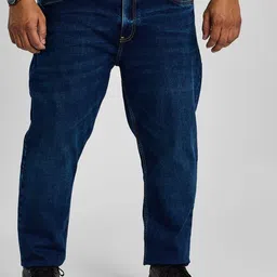 Snitch Men Plus Size Smart Slim Fit Light Fade Stretchable Jeans image 2