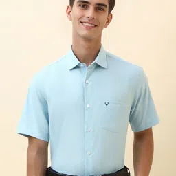 Allen Solly Spread Collar Slim Fit Pure Cotton Shirt-image-88