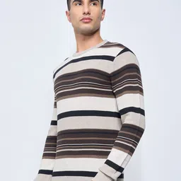 People Men Striped Pullover image 3