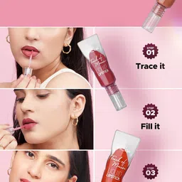 Hilary Rhoda Touch Of Mousse Matte Finish Waterproof Liquid Lipstick 5 ml - Pink Casual 03 image 5