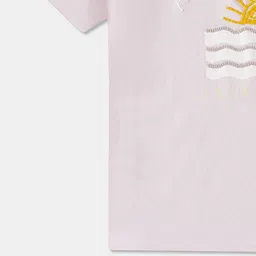 R&B Girls Typography Printed Round Neck Cotton Top image 4