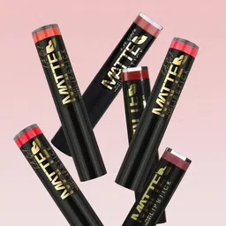 L.A. Girl Set Of 2 Glossy Lip Gloss- 5 ml- Flirty & Flat Velvet Lipstick- 3 g- Snuggle image 3