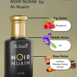 Al-Nuaim Set Of 4 Noir Nuaim Alcohol Free Attar - 9.9ml Each image 2