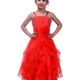 Shahina Fashion Girls Embellished Ruffled Gown-image-65