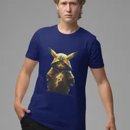 Black Collection Men Graphic Printed Round Neck Cotton T-shirt-picture-24