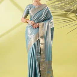 VILLAGIUS Zari Pure Silk Kanjeevaram Saree-picture-30