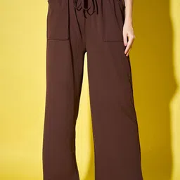 BUY NEW TREND Women Relaxed High-Rise Cargos Trousers-picture-18