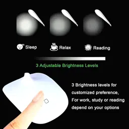 ravary Study Table Lamp for Students With USB Rechargeable Touch Control Table Lamp image 3