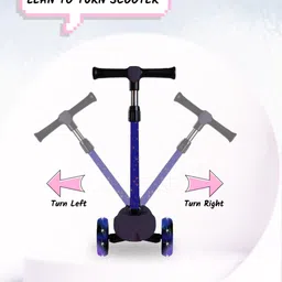 miss & chief Bolt - 3 Wheel Scooter for Kids, Lightweight|Foldable & Adjustable Height image 4