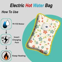velora Gel Bag for Pain Relief Period Cramps, Muscle Aches, Back Pain and Cold Relief Electrical 1 L Hot Water Bag image 4