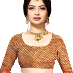 jayant creation Multicoloured Silk Blend Barasi Sarees image 4