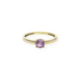 GenZcomplex Gold-Plated Brass Amethyst Finger Ring-picture-27