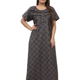 NIGHTFAB Printed Maxi Nightdress-picture-39