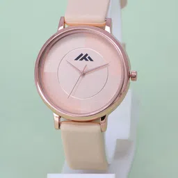 VIRAKTI Women Leather Wrap Around Straps Analogue Watch G-15-CREAM SILICONE-G-picture-39