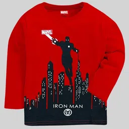 Marvel by Miss and Chief Boys 3 Avengers Printed Extended Sleeves T-shirt image 5
