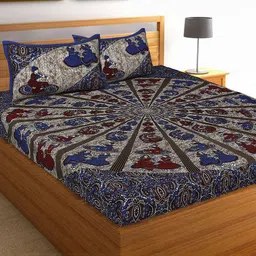 E Elma Unisex Blue Bedsheets-picture-26
