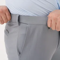 The Pant Project Men Textured Non Iron Trousers image 5