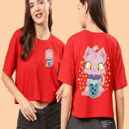 SWIFTLY Women Printed Bio Finish T-shirt-picture-15