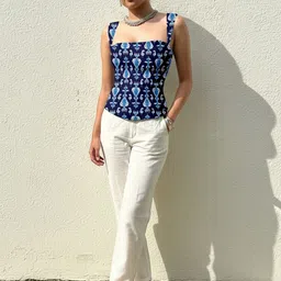 CORSICA Print Ethnic Top image 2