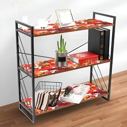 Aura Red Set of 1 Water Resistant Shelf Liner Organisers image 2