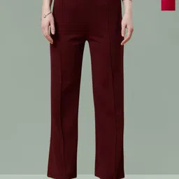 SZN Women Pack Of 2 Smart Relaxed High-Rise Trousers-picture-36