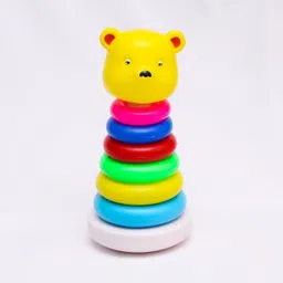 arizon Teddy Stacking Ring Educational Tower Construction Toy for Toddlers (6 Ring)-picture-2