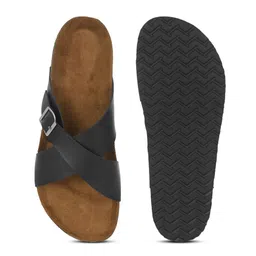 MOZAFIA Women Open Toe Flats with Buckles image 5