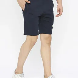 spykar Solid Men Blue Basic Shorts image 4