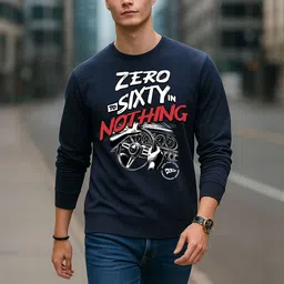 Moda Rapido Mens Printed Round Neck sweatshirt Regular Fit long sleeve-picture-32