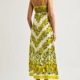 Routes by All About You Women Floral Printed A-Line Midi Dress image 3