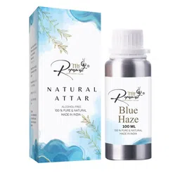 THE RUPAWAT Perfumery House Blue Haze 100% Natural & Pure Alcohol Free Attar - 100 ml-picture-20