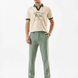 Snitch Men Checked Slim Fit Wrinkle Free Trousers image 3