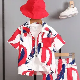 YK Boys Printed T-shirt With Shorts-picture-46