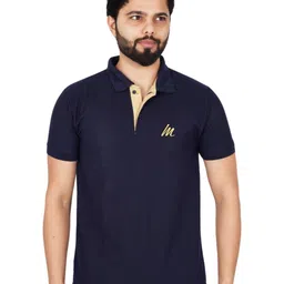LA MILANO Men Solid Polo Collar T-shirt-picture-20