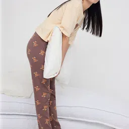 Trendyol Women Pure Cotton Printed Night suit-image-61