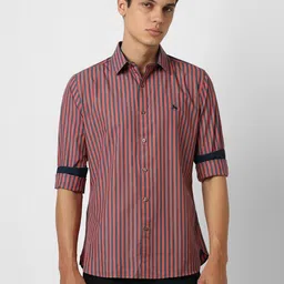 Van Heusen Sport Men Slim Fit Striped Casual Shirt-image-83
