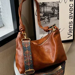 PURPLEHUNT Leather Structured Tote Bag-picture-48