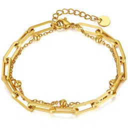 MYKI Women Gold-Plated Wraparound Bracelet image 3