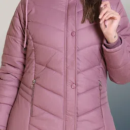 hoc Women Solid Bomber Jacket image 4