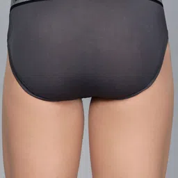 Mast & Harbour Men Mid-Rise Seamless Basic Briefs MnH_002_BRF_GR/GB/_1PC image 4