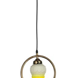 1ST TIME White & Yellow Printed Ceiling Lamp-picture-42