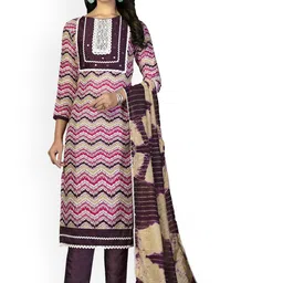 Maroosh Ethnic Motifs Embroidered Mirror Work Unstitched Dress Material-picture-24