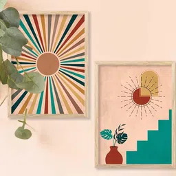 walllane Modern Wall Art With Frame Home Decor Wall Painting For Living Room Office Bedroom-picture-19