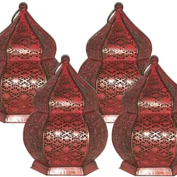 blue well overseas Red Iron Hanging Lantern-picture-11