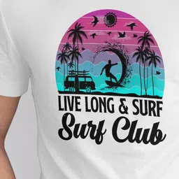 Seekbuylove Men White Printed Bio Finish T-shirt image 4