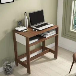 a globia creations Champ Writing Table in Frosty Brazilian Walnut Finish image 1