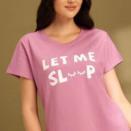 ETC Typography Printed Night suit image 5