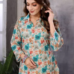 SHISHKALA Print Three-Quarter Dress image 2