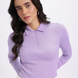 glitchez Ribbed Fitted Crop Top-picture-39
