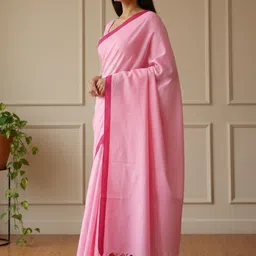 Brynbrit Pure Cotton Khadi Saree-picture-19